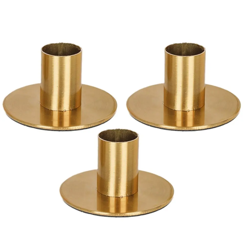 3Pcs Iron Holder Rustic Metal Candlesticks for Table Centerpiece Vintage Decorative Home Decor Holiday Gift