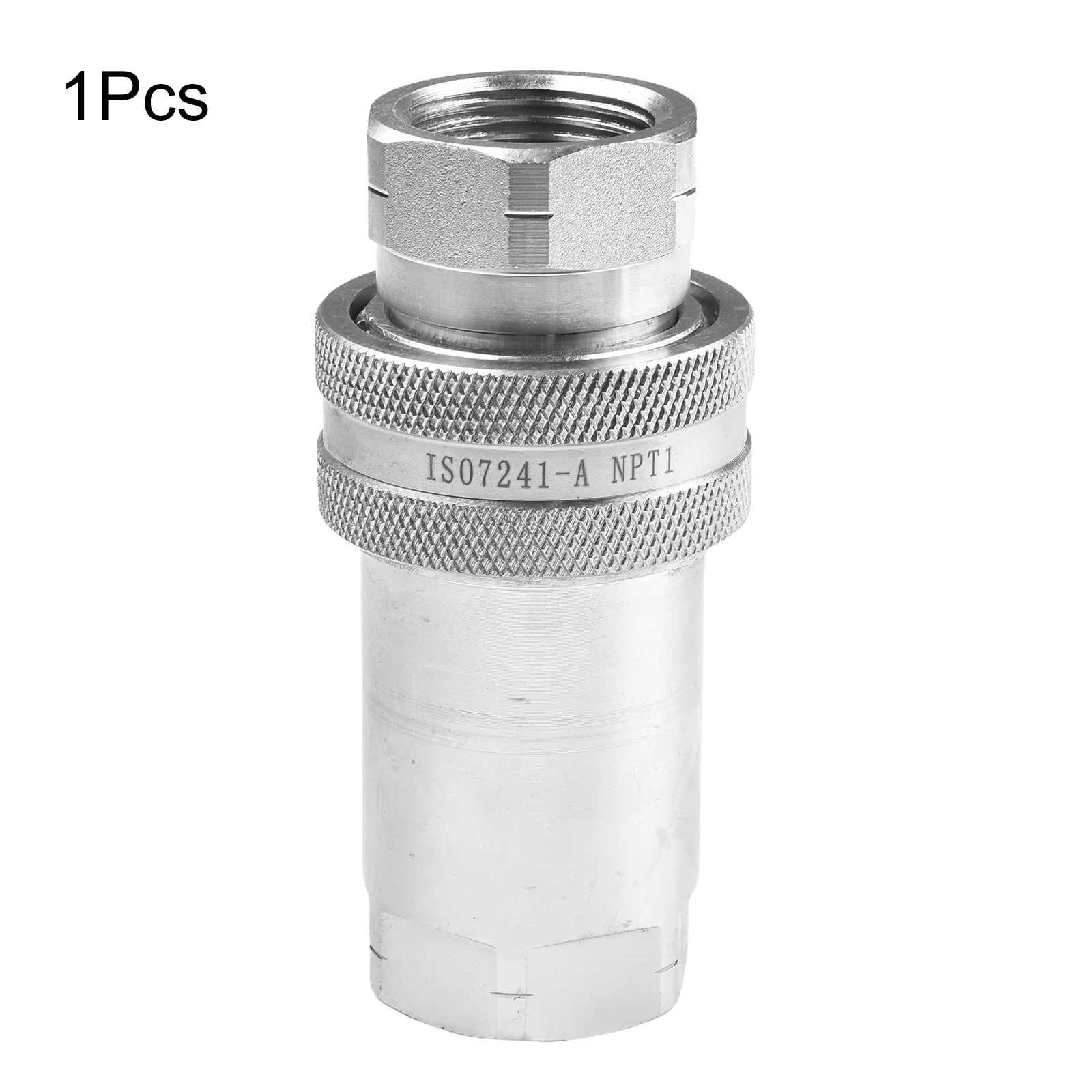 1pc ISO-A Threaded NPT Joint Quick Release Fitting NPT ISO A Hydraulic Coupling Connector Quick-change Oil Pipe Connection