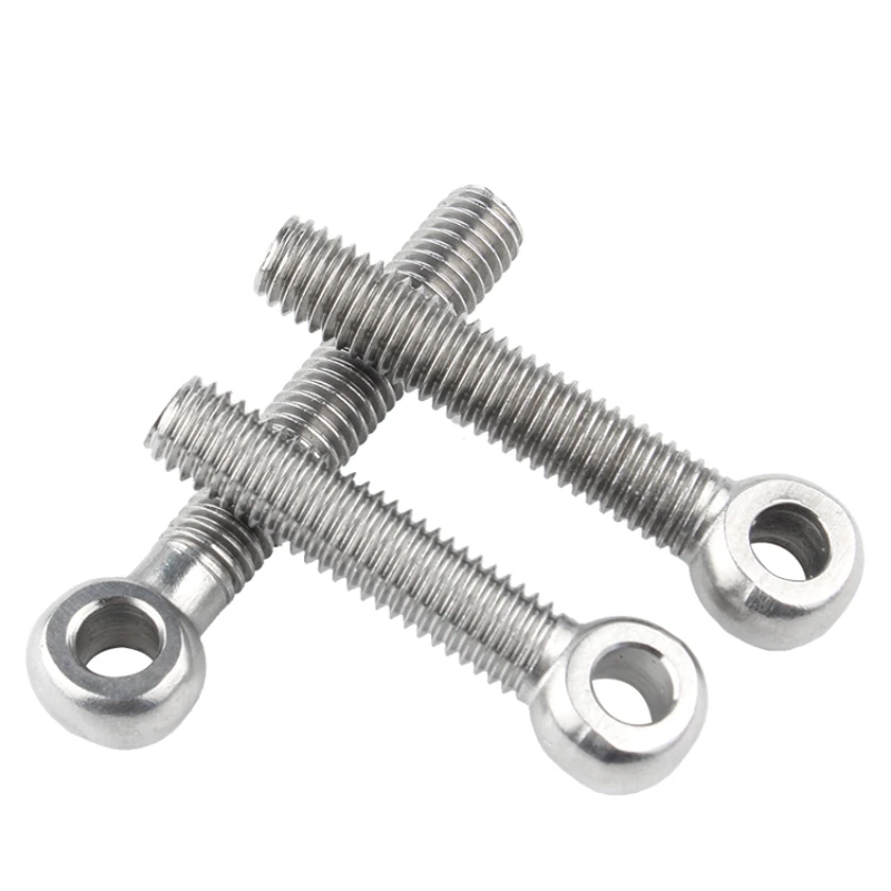 M5 M6 M8 M10 M12 304 Stainless Steel Ring Link Bolt Fisheye Eye Slip Hole Screw Live Bolt Fisheye With Hole