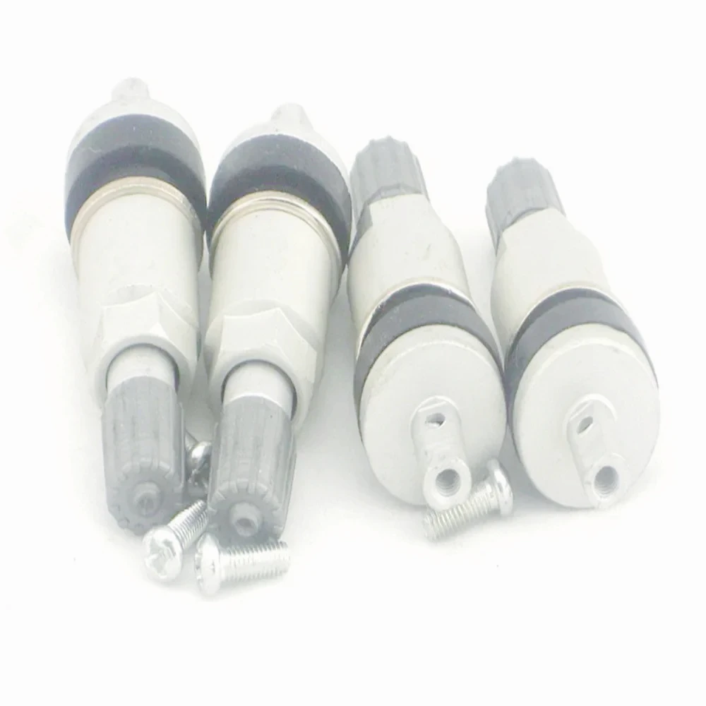 

Kit Servicio Válvulas Sensor Presión Neumáticos TPMS Goma 4 Piezas, Reemplazo para Válvulas Neumáticos 1