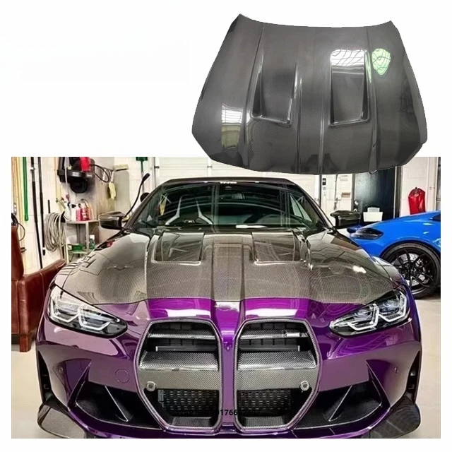 

Carbon Hood for G80 M3 G82 M4 Upgrade Open Hole Type Style Body Kit G80 G82 Carbon Fiber Front Hood