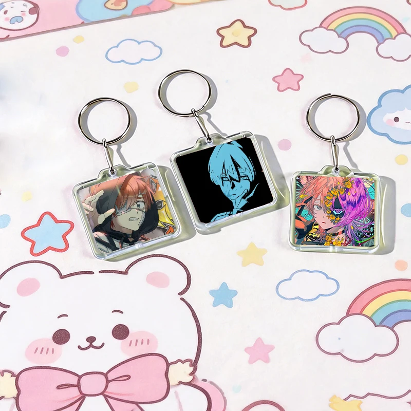 1PC Anime Milgram Acrylic Keychain Handmade Hanging Ornaments for Clothes Backpack Decoration Accessories Gifts with Friends
