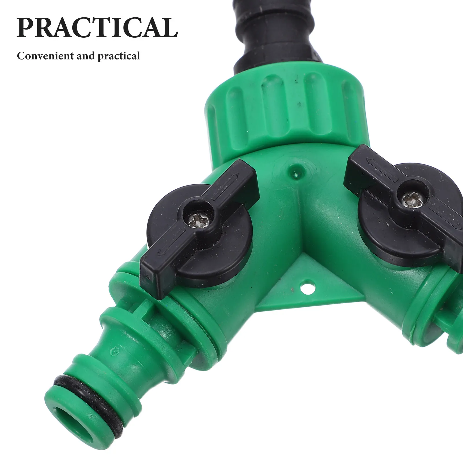 2 Pcs Drip Irrigation Water Distributor Garden Hose Splitter Fittings and Adapters