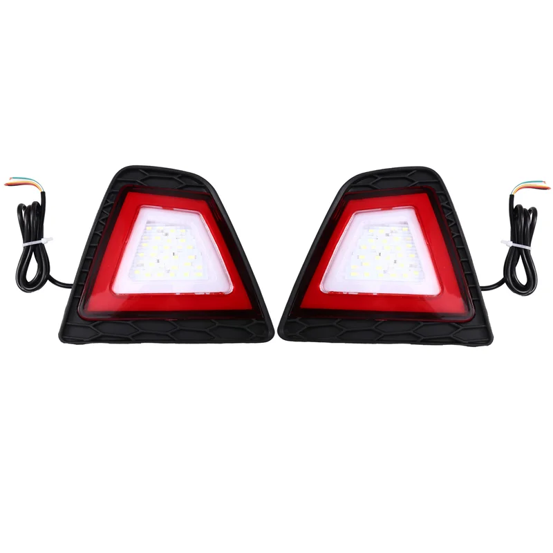 

ABXN-Car для Honda Fit 2014-2017 светодиодный комплект фонарей заднего бампера, дневные ходовые огни, указатели поворота, задние фонари