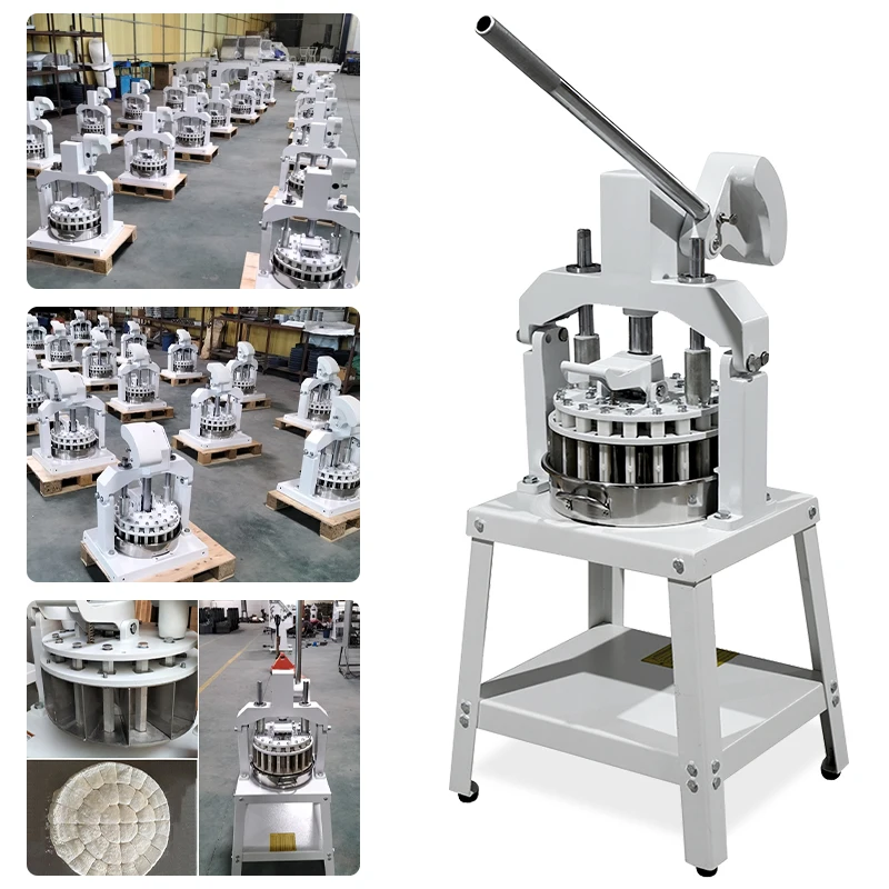 

Commercial 36 pcs heavy duty, manual dough divider for industrial use in restaurants, and baking equipment