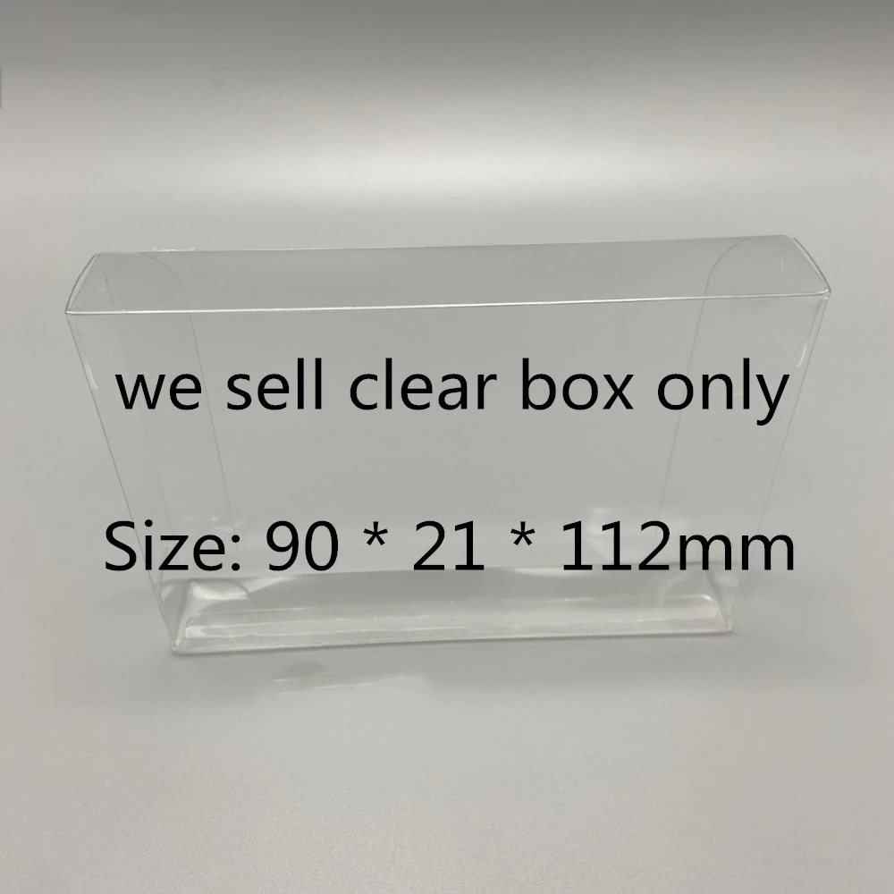 Collection Display Box For WS/WONDER SWAN Color Game Storage Transparent Boxes TEP Shell Clear Collect Case