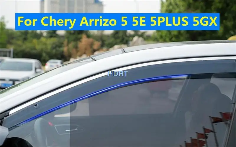 

Car Styling Window Accessories For Chery Arrizo5 Arrizo 5E Arrizo 5PLUS Arrizo 5GX Deflector 4pcs Sun Rain Guard Visor Awnings