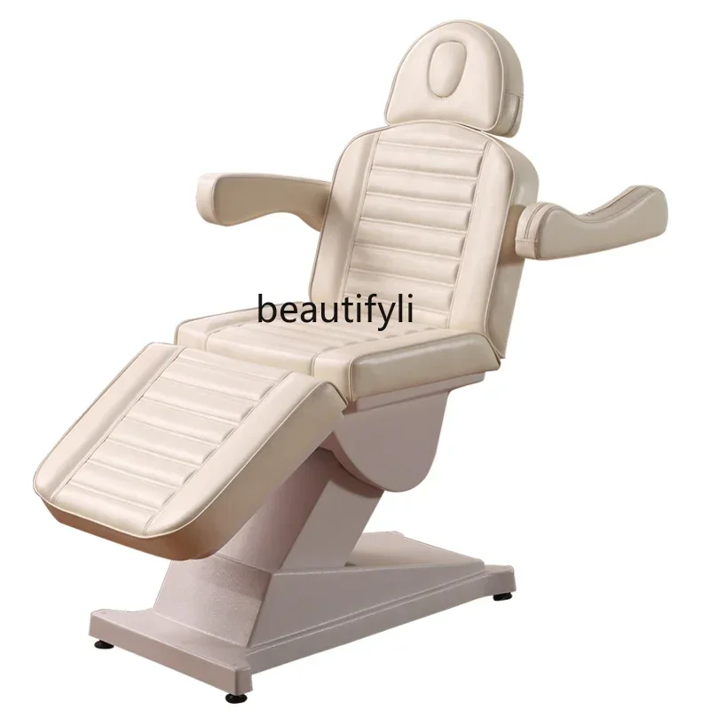 

ss newFull Electric Beauty Salon Bed Multifunctional Facial Bed Lifting and Foldable Tattoo Embroidery Physiotherapy Bed