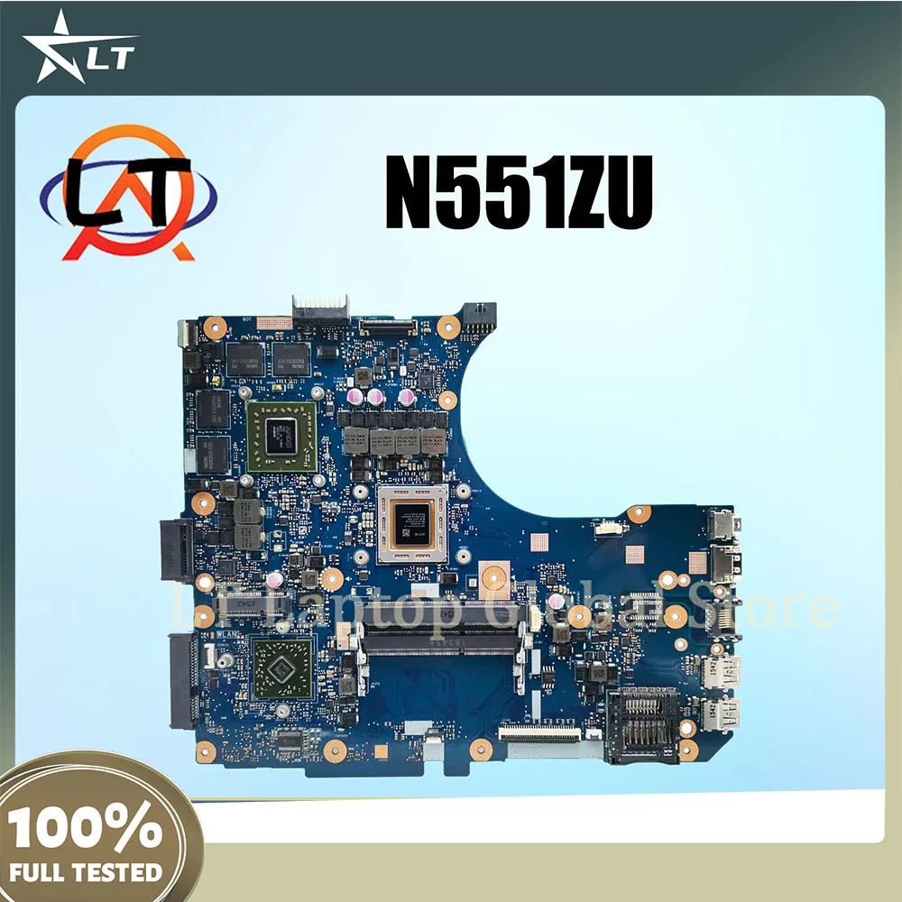 

For ASUS N551Z N551ZU Mainboard A10-7400P FX-7600P CPU V2G G N551 N551ZA N551ZB N551ZC N551ZR N550Z N552Z N551V N551X