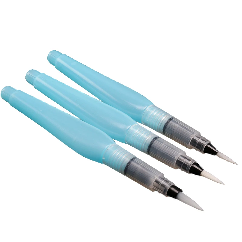 Weiches Nylonhaar, selbstfeuchtigkeitsspendendes Aufbewahrungspinsel-Stift-Set für Kalligraphie, Aquarell, Malerei, Zeichnen, Kunstbedarf – Detail 2