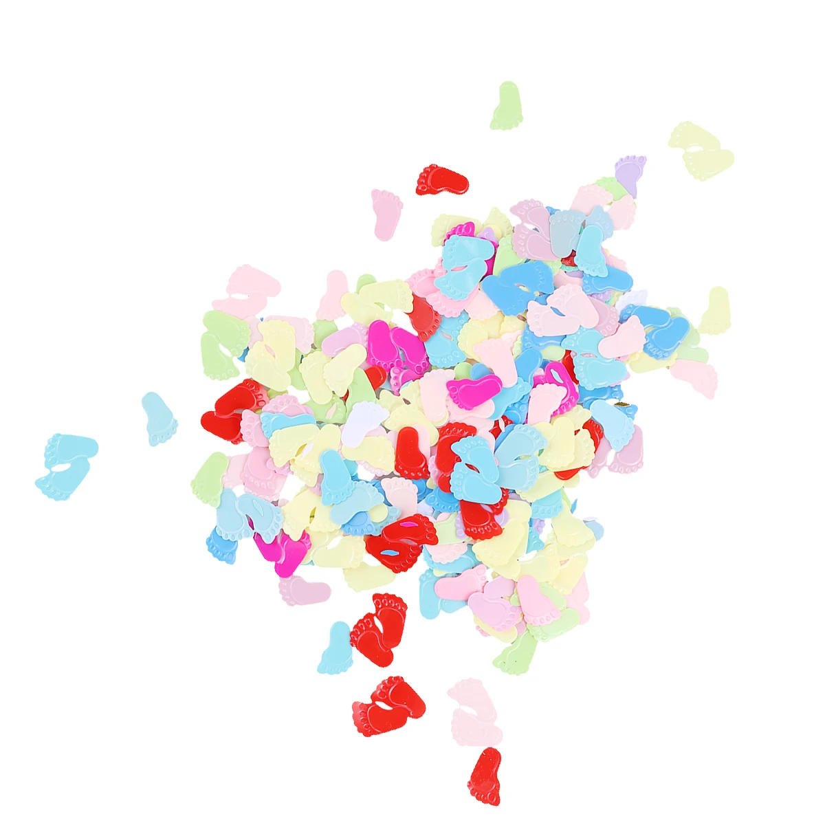 

Creative Baby Shower Confetti 30g Lacteous Resin Feet for Birthday Parties