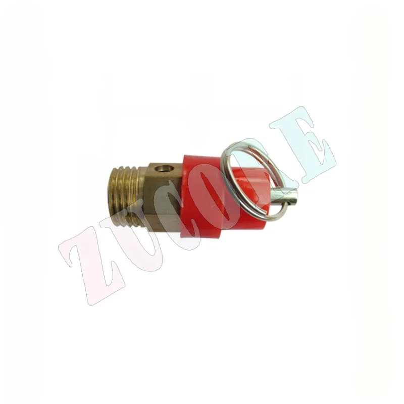 Air compressor safety valve small red cap pull ring automatic exhaust pressure relief pressure limiting valve
