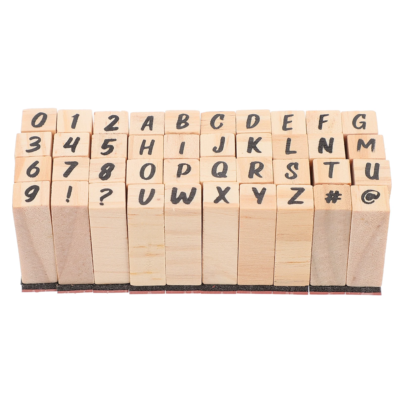 

Handbook Seal Set English Letter Map Kit DIY Wooden Practical Christmas Mini Dairy Numeral