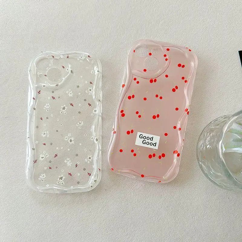 샤오미 레드미 케이스, 레드미 노트 12, 4G, 9, 8, 11, 10 프로, 11S, 12S, 10, 5G 레드미 13C, 12C, 9C, 10C, 9A, 9, 10, A1, A2 플러스 커버, 핑크 피치 체리