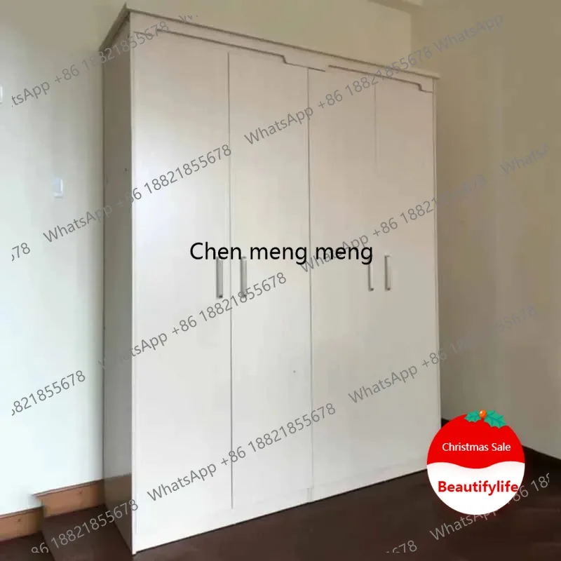 D5556 Quiet Luxury Orgnizer Wardrobes Wood Dust Proof Organizer Storage Wardrobe Adult White Modern Armario De Ropa Bedroom Furn