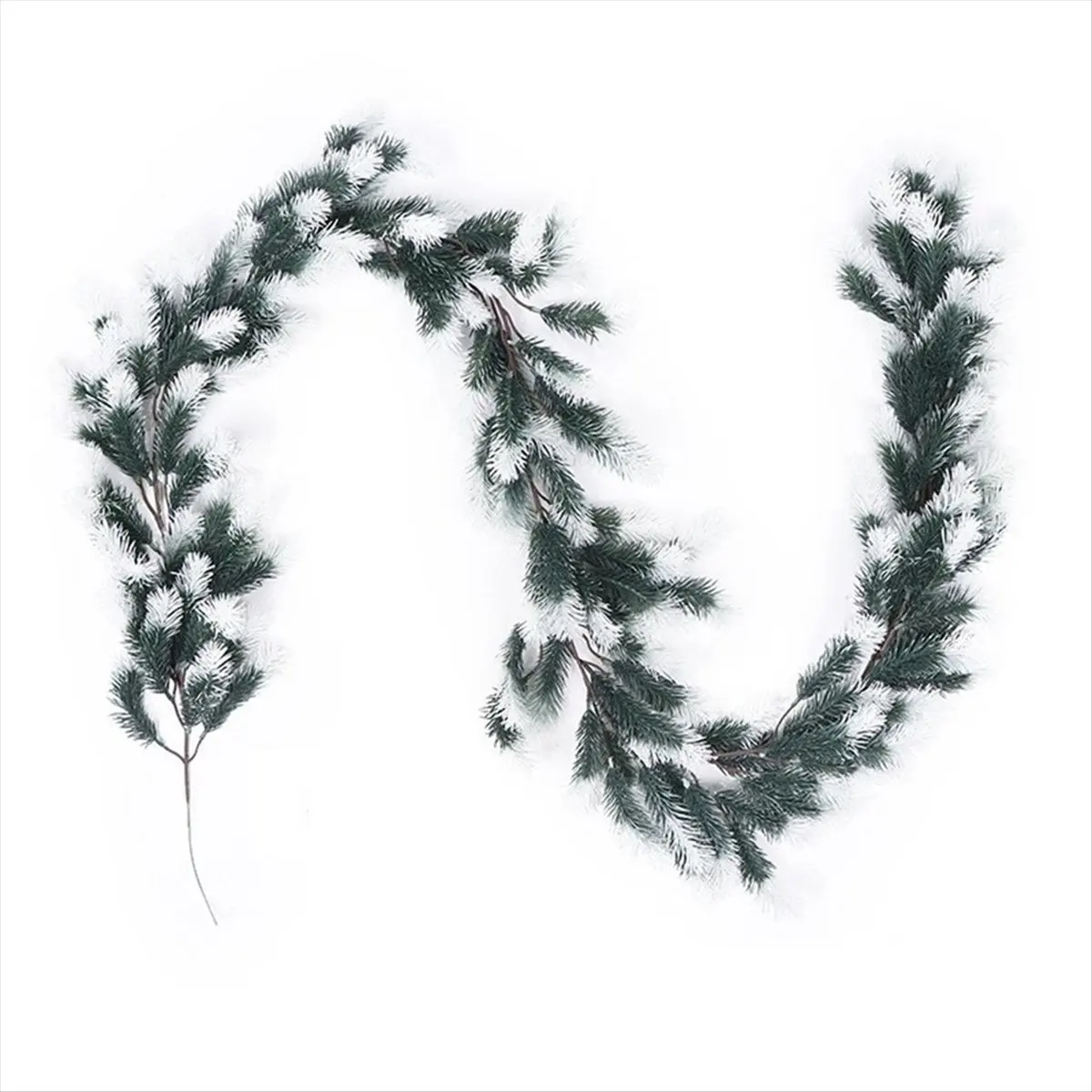 2026 Trend Green Plastic Pine and Cypress Christmas Imitation Rattan Home Decoration Simulated Pine Needles B