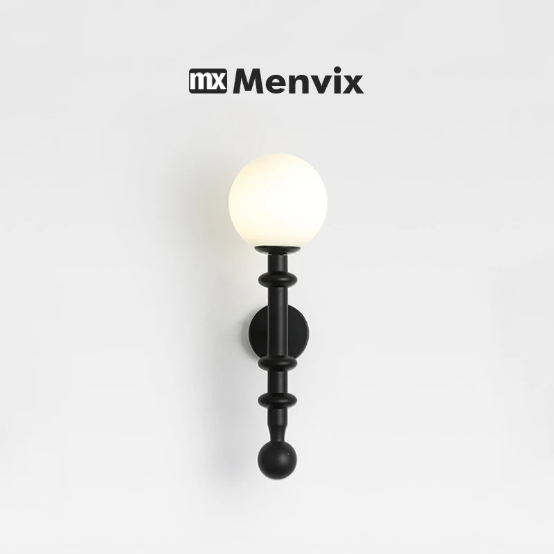 

French Vintage Wall Lamp Bedroom Bedside Light American Chandelier Living Room Mirror Front with Cable Switch Lighting Fixtures