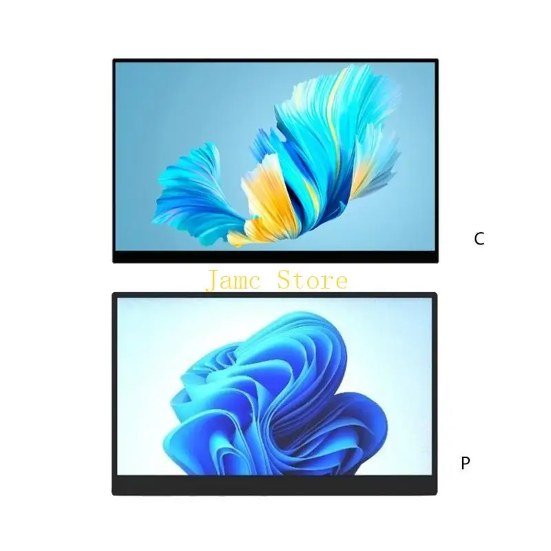 LX0B RF15 Extended- Display Screen High-Definition Portable Led Monitor 1920X1080 IPS- for Computer XBO/Ps-5/Switch-