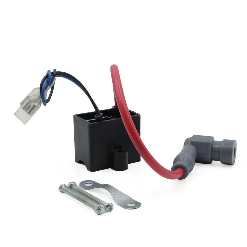 CDI Ignition Coil With Mounting For 49cc 50cc 60cc 66cc 80cc 2-Stroke Engine Motor Motorized Bicycle Bike Parts