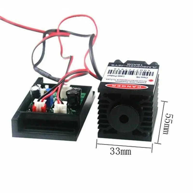 Focusable 808nm 500mW Dot IR Laser Diode Module 12V Driver Fan Cooling