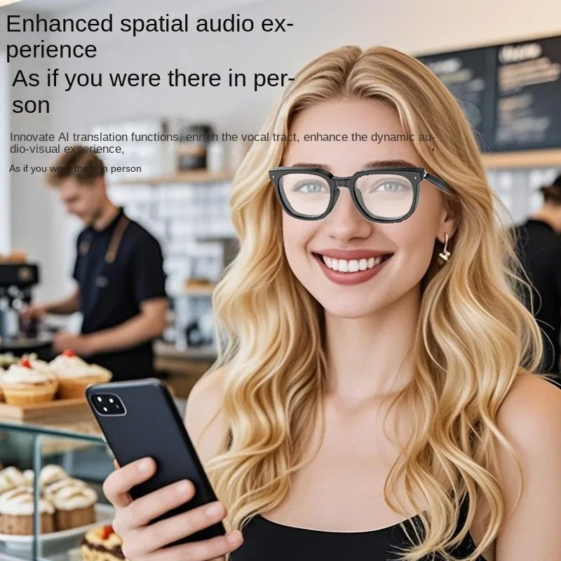 New Smart Glasses Bluetooth Sports Sunglasses Call And Listen To Music AI Translation Wearable Devices Hot 2026 DropShipping