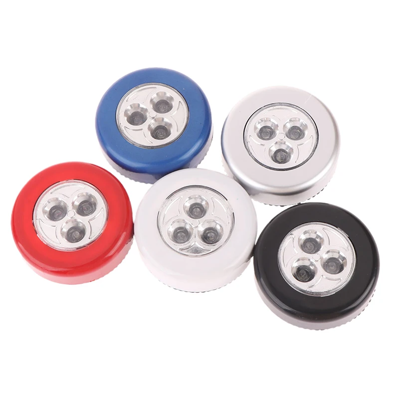 Wardrobe Bedroom Stairs Mini Touch Control Night Light Kitchen Wireless LED Cabinet Light Battery Powered Closet Light