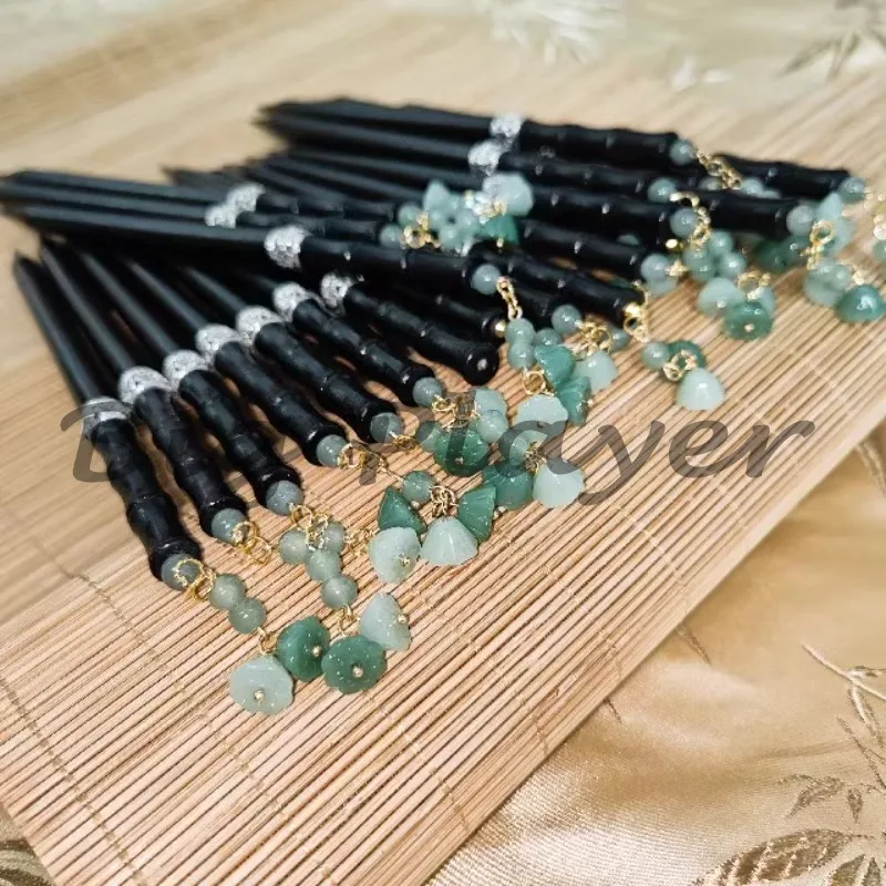 Horquilla para el pelo con cuchillo oculto de bambú de defensa sigilosa, accesorio para el cabello de estilo antiguo hecho a mano, herramienta de autodefensa para mujer, regalo vintage único