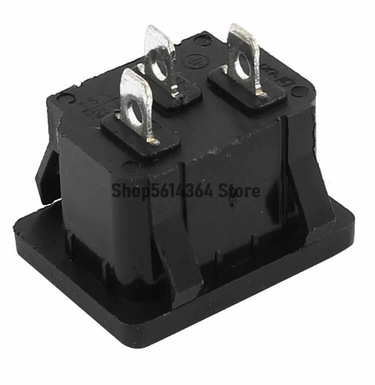 AC 250V 10A 3 Terminals Snap in Inlet Power Male Socket Adapter