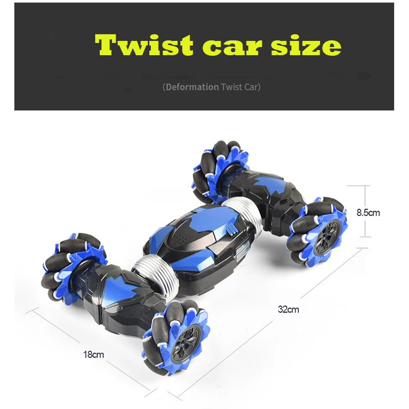 C1 Gest Indukcja 4WD Buggy Cross Border Stunt Twist Climbing Car Kids Boy Toys RC Car