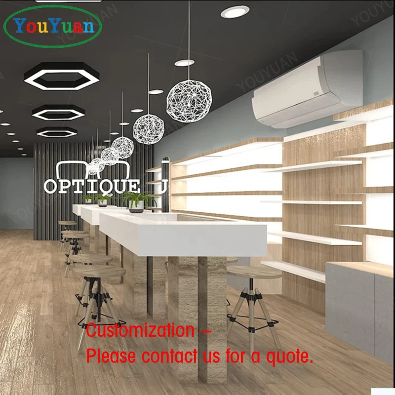 custom.Latest Optical Frame Design Counter Optical Eyewear Eyeglass Display Stand Glasses Optical Display Kiosk