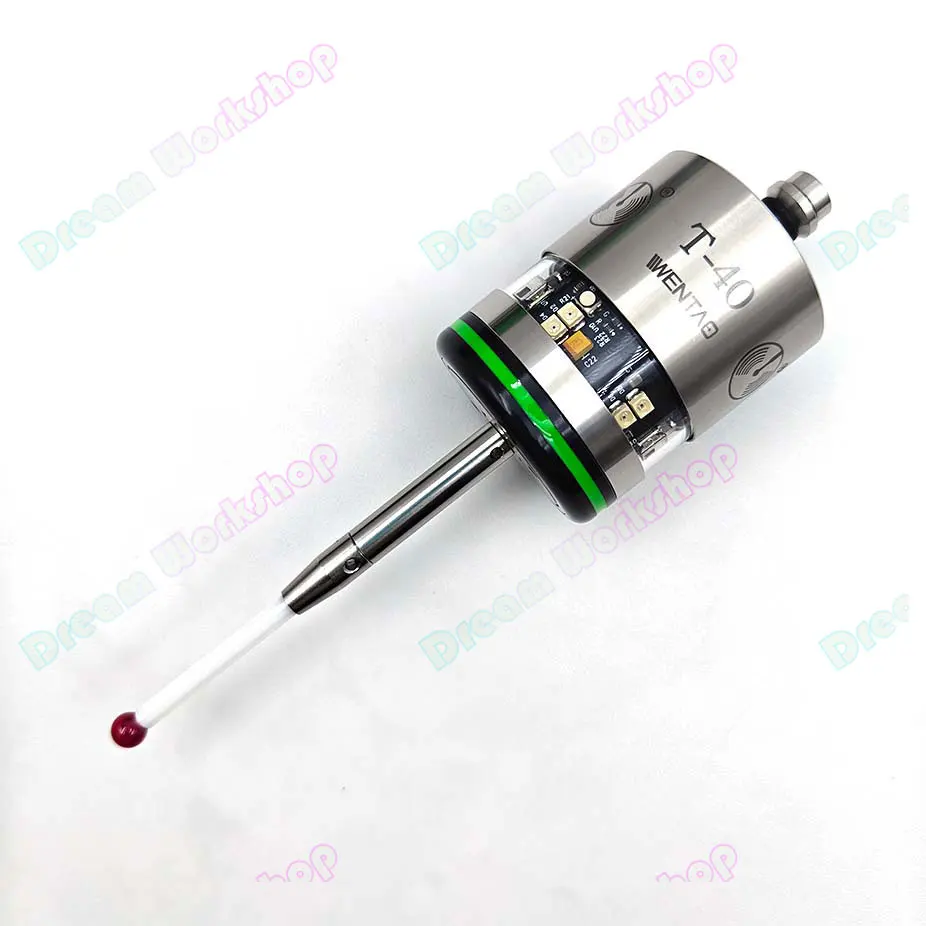 Imagem -04 - Wentao T40 de Alta Precisão Infravermelho Sonda sem Fio 3d Touch Wireless Edge Finder Centralização Automática Substituir Renishaw Omp40