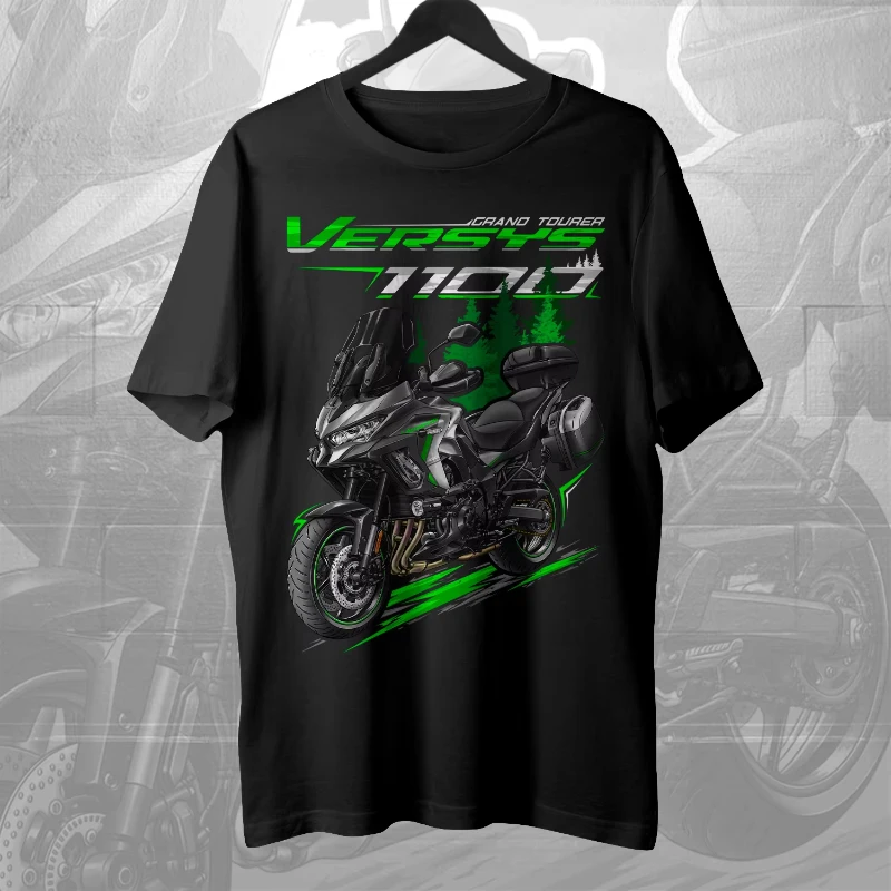 2026 Models Japanese Versys 1100 Motorcycle T-Shirt 100% Cotton O-Neck Short Sleeve Summer Casual Mens T-shirt Streetwear