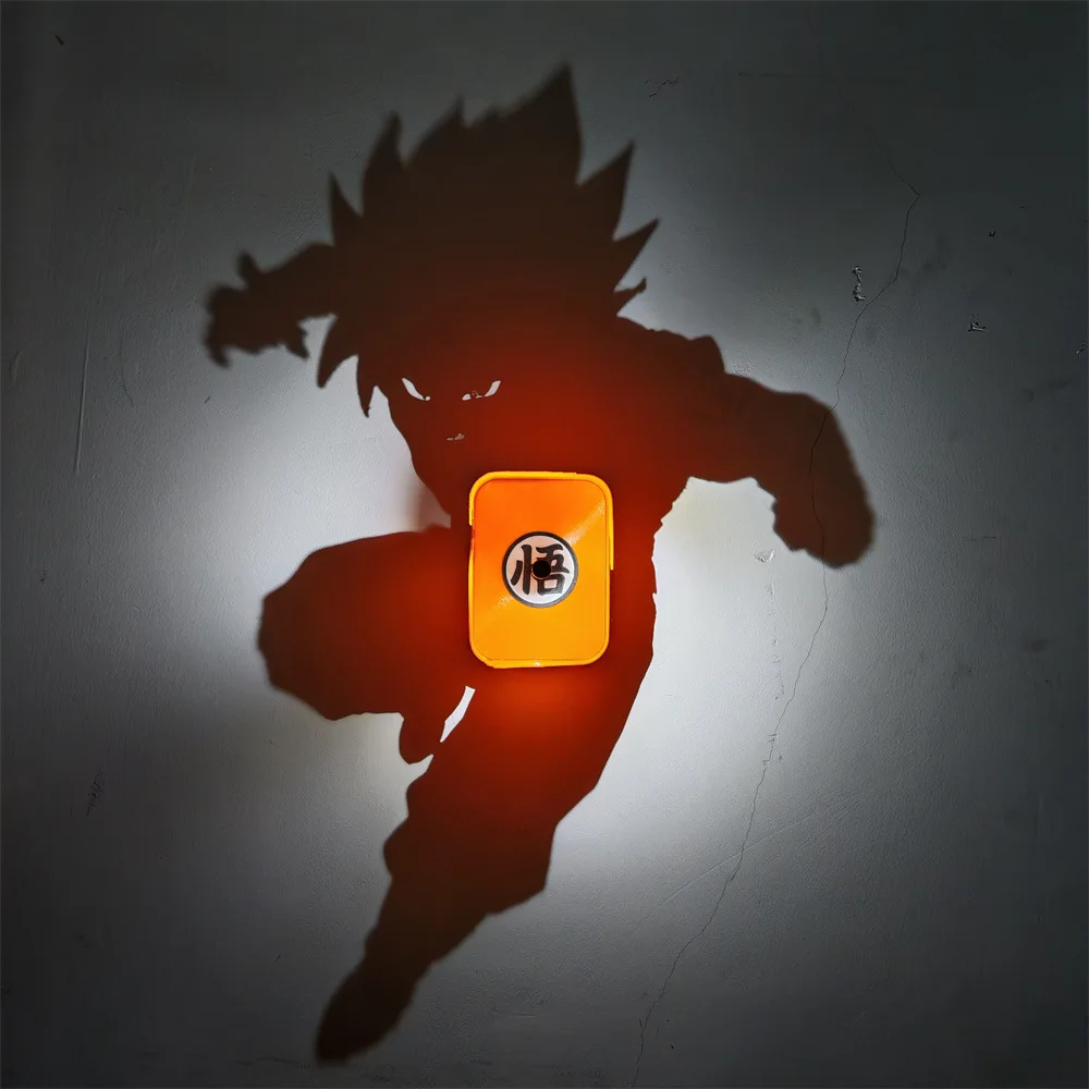 2026 One Piece Roronoa Zoro Lamp Toy Luffy Goku Wall Lamp Shadow Light Projector Lamp Creative Anime Peripherals Collection Gift view 4