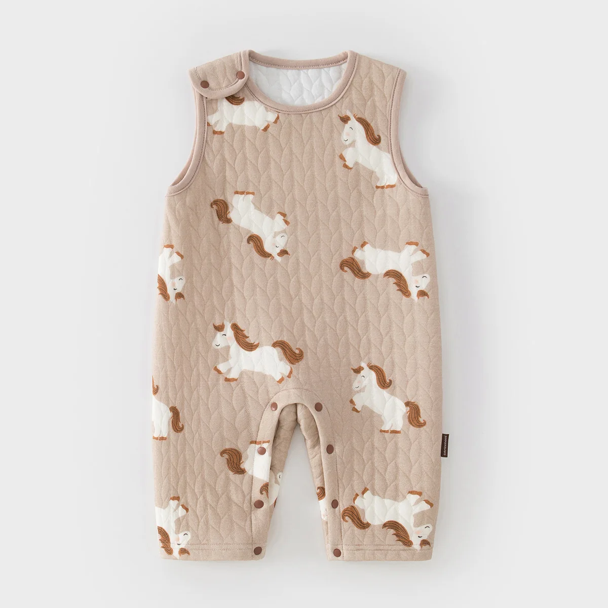 

Детский комбинезон-слип из чистого хлопка для новорожденных (0-18 месяцев), осенне-весенний, теплый, без рукавов, повседневный, антибактериальный