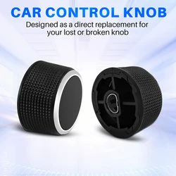 2 Pcs Rear Radio Audio Volume Control Knob Tuner For 2007-2013 Chevy Tahoe Chevrolet Silverado Gmc Acadia Sierra Denali Yukon Gm