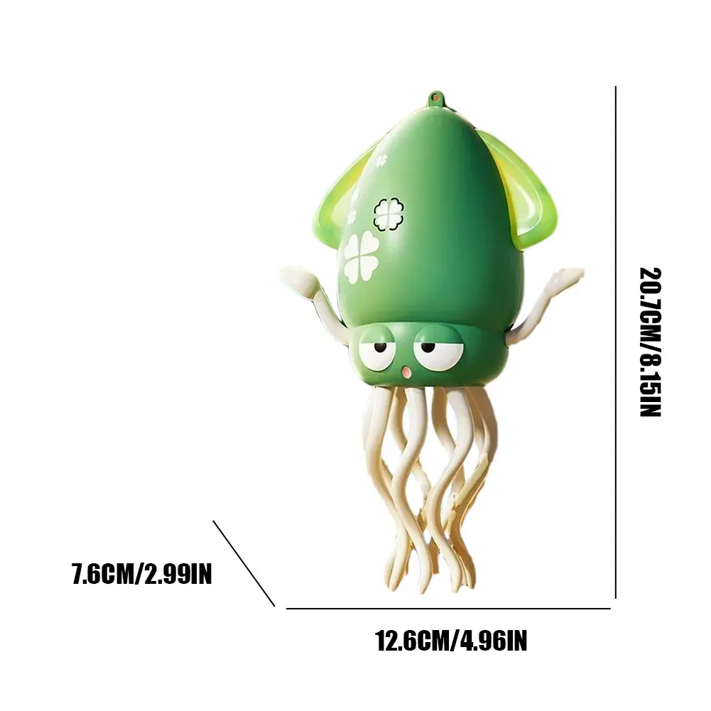 Elektrisches tanzendes Oktopus-Spielzeug, automatische Schaukel, Krabbeln, Tanzen, automatische Hindernisvermeidung, Oktopus-Sensor-Spielzeug mit LED-Musik für Kinder