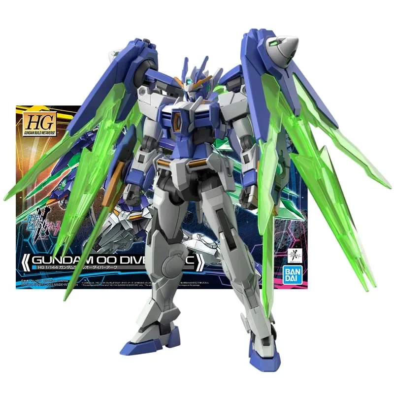 Bandai Figure Gundam Model Kit Anime Figures HG Build Metaverse 00 Diver ARC Mobile Suit Gunpla Action Figure Toys For Boys Gift