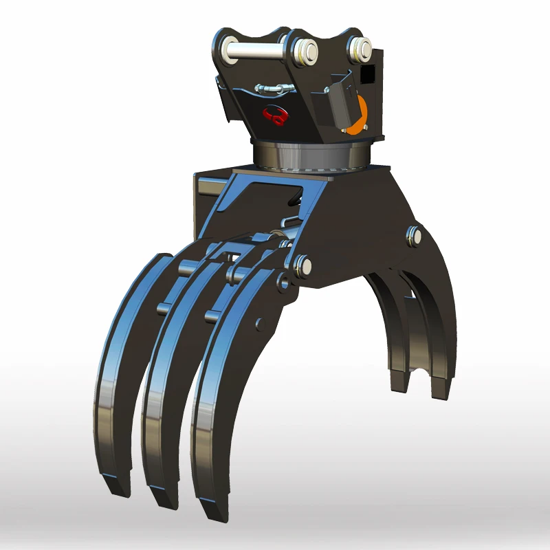 Alloy Wear-Resistant Steel Excavator Clamp For 6-9 Ton Excavators With 1430mm Max Jaw Opening  440kg