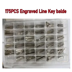 175PCS linea incisa chiave balde scala denti di taglio lama chiave auto vuota per KD VVDI XHorse 35 tipi ciascuno 5 pezzi