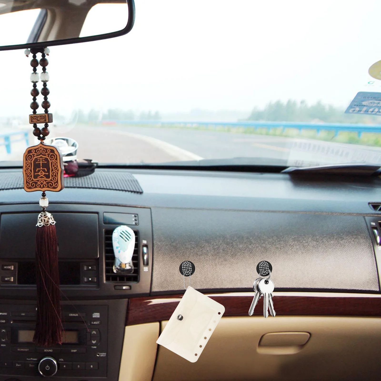 

5 Pcs Car Hook Decoration Hangers for Seat Keys Bling Hooks Accessories Interior Bag Adhesive