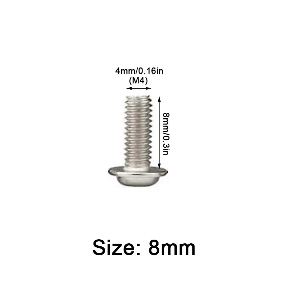 1 Stuks M4 Ronde Kop Schroef Pwm Schroeven Pan Wasmachine Rvs Cross Schroef M4 Ronde Kop Schroef Schroef Bout