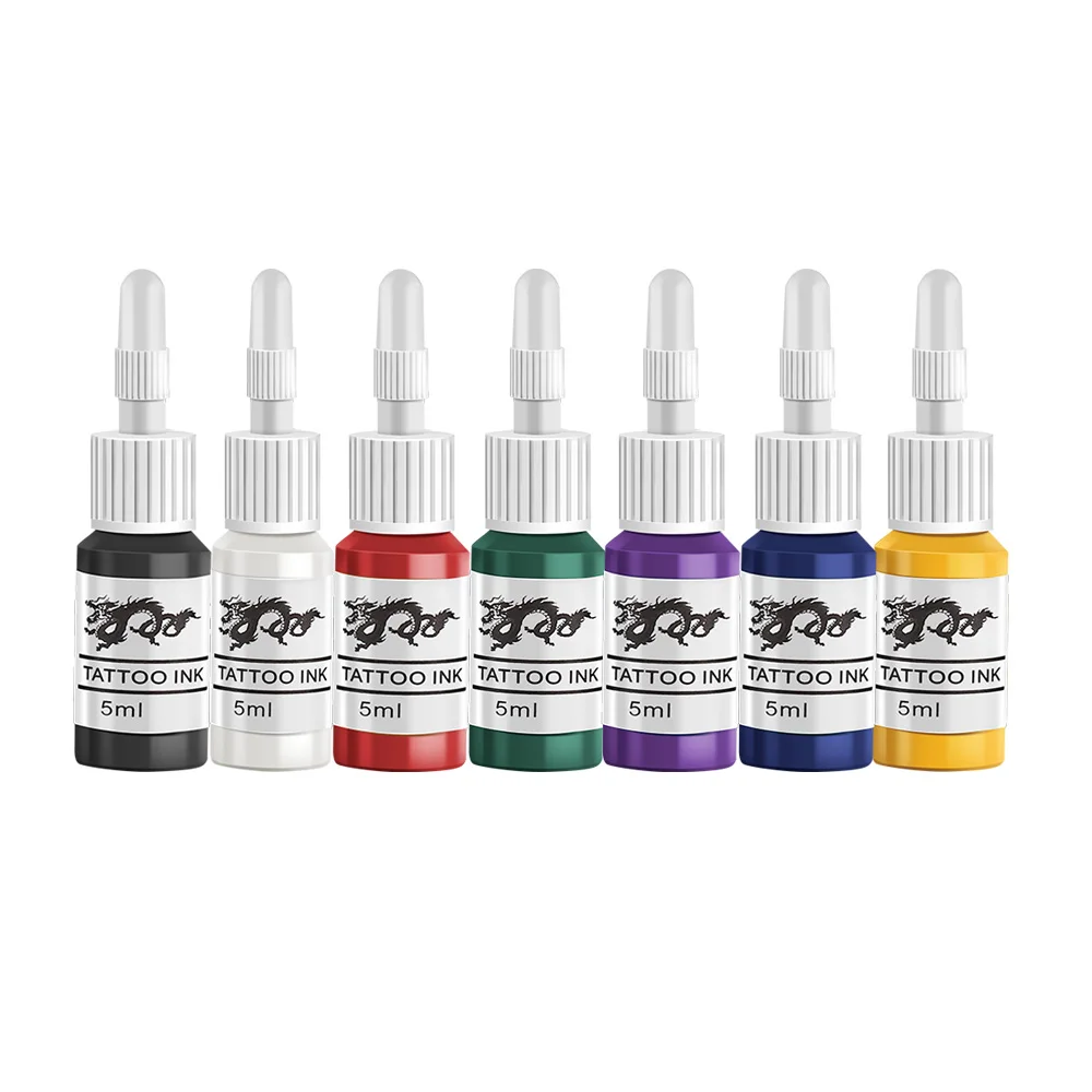 20/14/7 Colors Tattoo Ink Pigment for Body Art Tattoo Kits Professional Beauty Paints Makeup Tattoo Supplies Tattoo Accessories