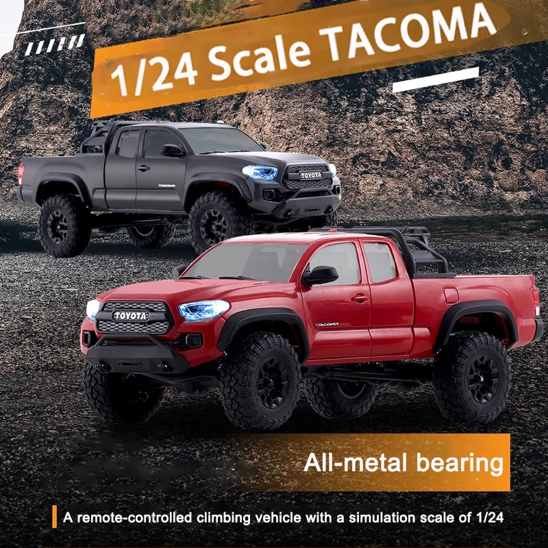 

Fms Tacoma Моделирование 1/24 Пульт дистанционного управления Альпинистский автомобиль Радиоуправляемый внедорожник Fcx24m Детская игрушка в подарок Первый выбор для начинающих