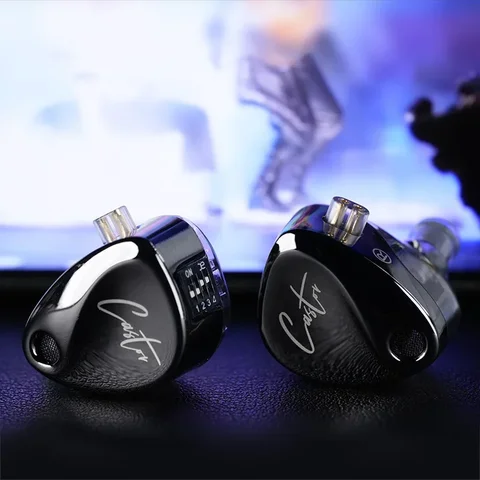 KZ Castor 2DD HiFi наушники-вкладыши с динамическим звуком и отменой шума — фото модели