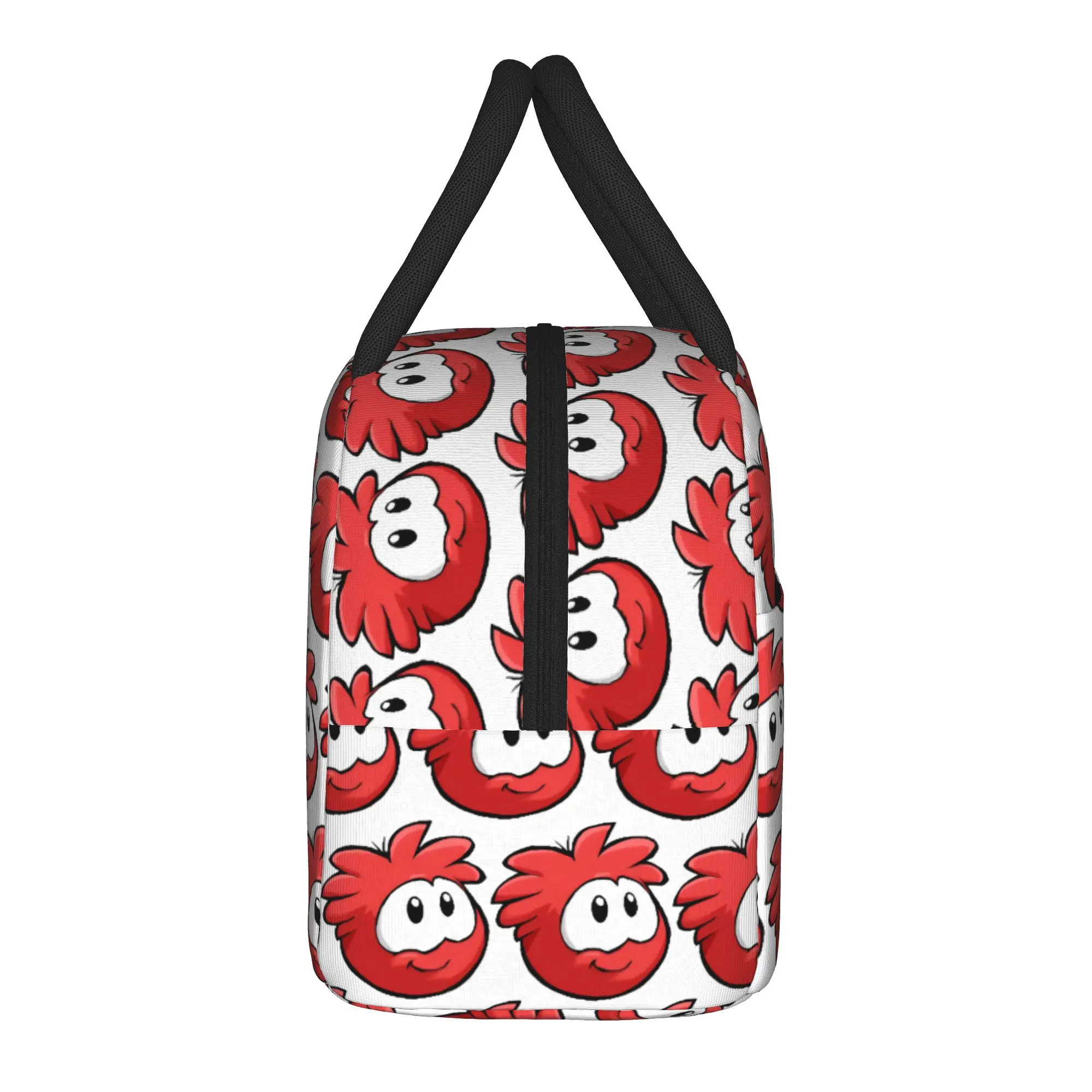 Puffle         Club Penguin Insulated Lunch Bags Cooler Bag Reusable,Lunch Container  Leakproof Tote Lunch Box Food Handbags
