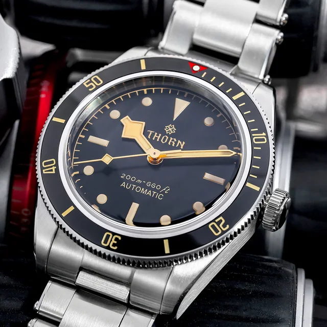 THORN フィフティファゾムスタイプ ダイバーズ NH35 自動巻 THORN フィフティファゾムスタイプ ダイバーズ NH35 自動巻