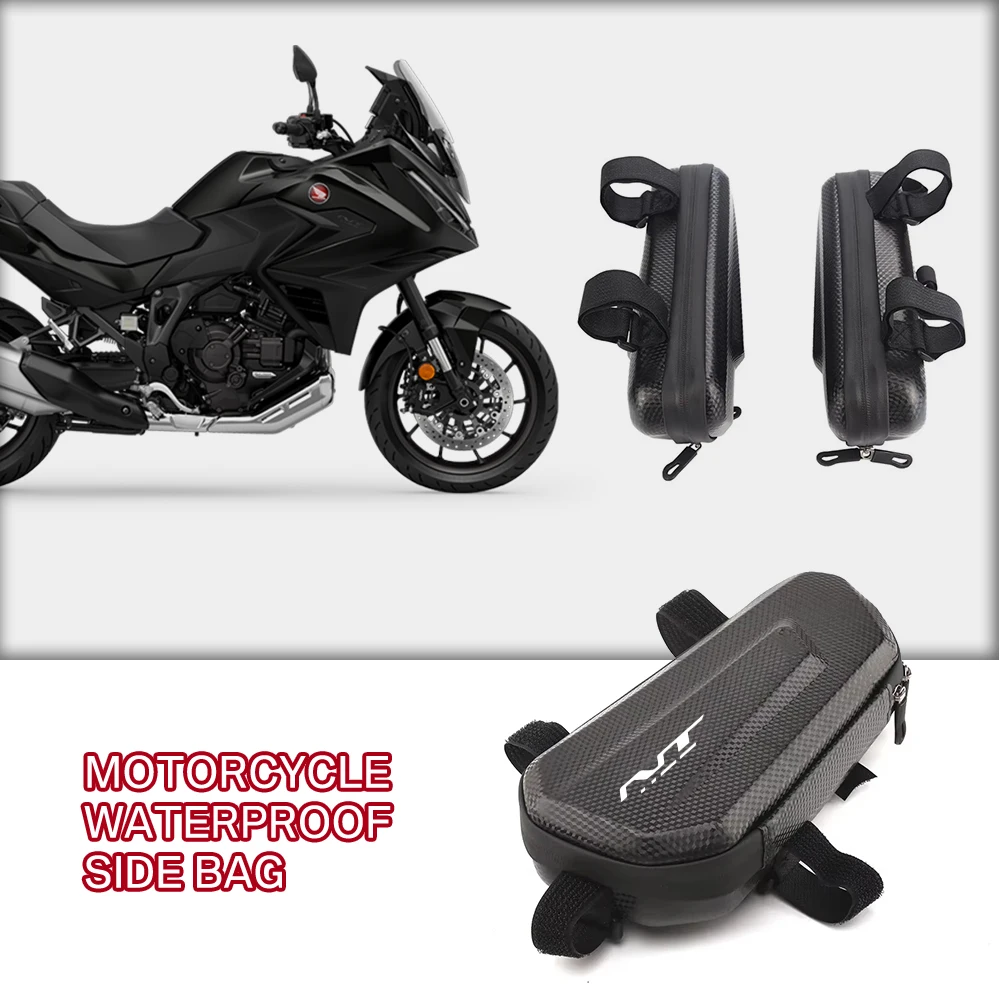 Dustproof Hard Shell Easy To Clean Motorcycle Triangle Side Bag For Honda NSR NT1100 NT1100 DCT Rally Tour Custom Sport Hornet