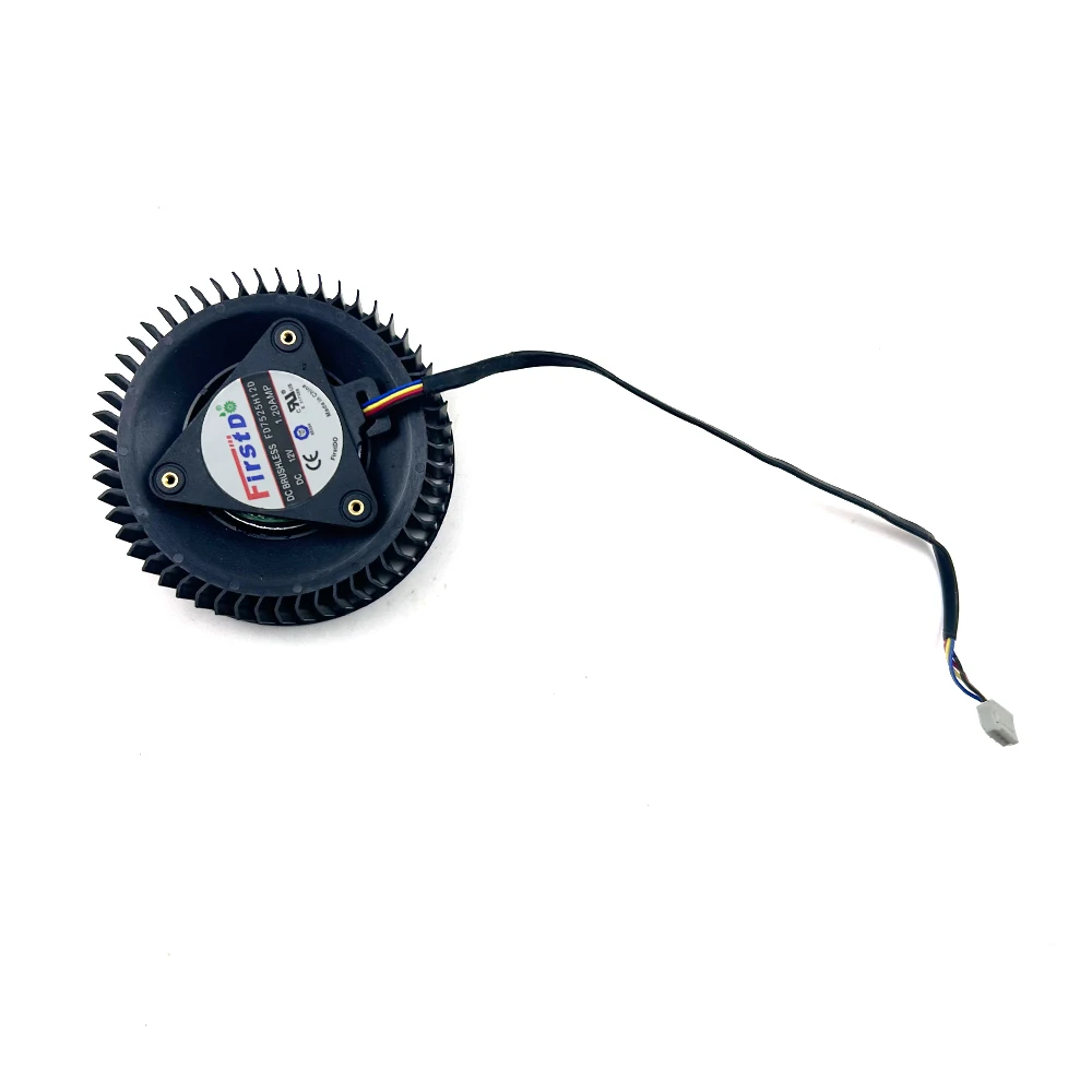 Grafische Kaart Fan Fd7525h12d 12V 1.20a 4pin Voor Asus Turbo Rtx 2060 2070 2080 2060S 2070S 2080ti Hzdo 75Mm