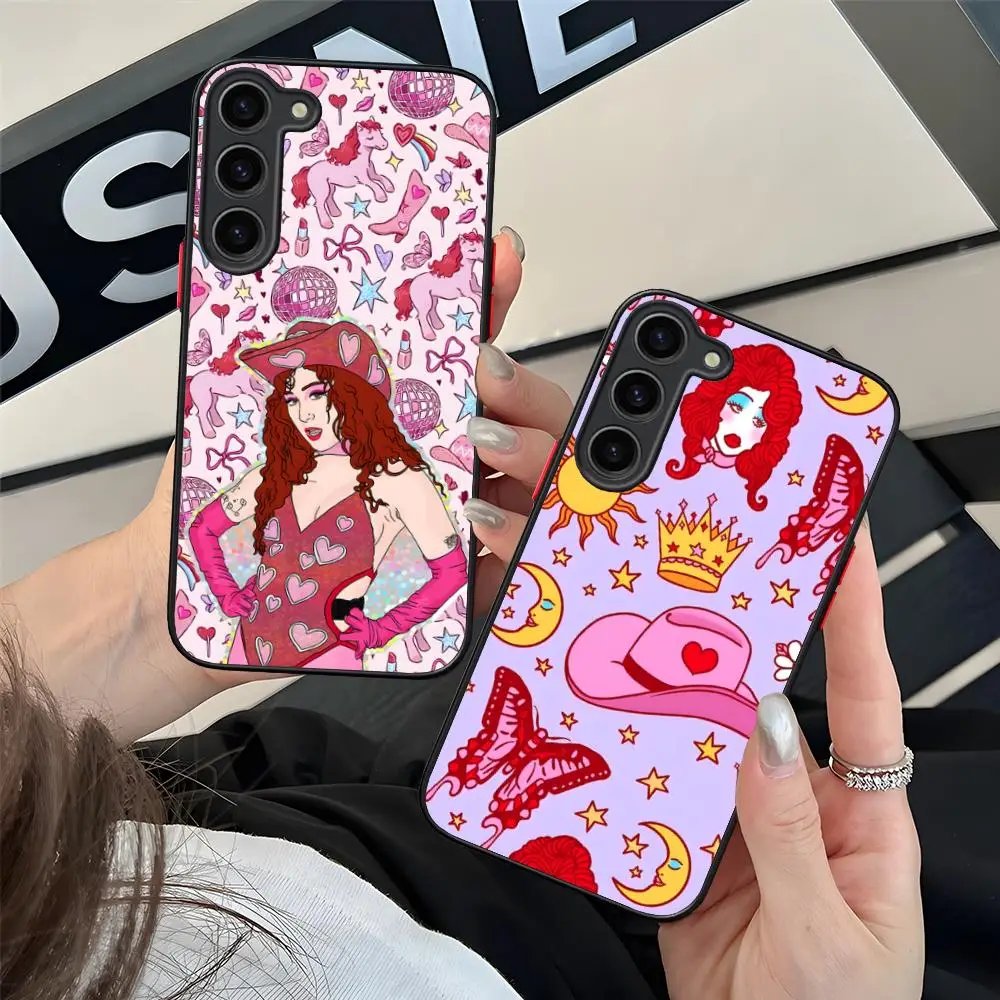 

Chappell Roan Mobile Phone Case for Samsung Galaxy S25 S24 S23 S22 S21 Plus FE Ultra Colour Silicone Protective Luxury Pretty