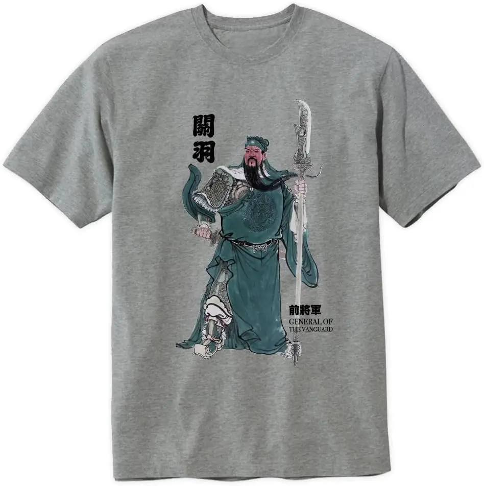 Chinese Warrior Guan Yu T-Shirt China Culture Design Tee Short Sleeve Unisex Shirt